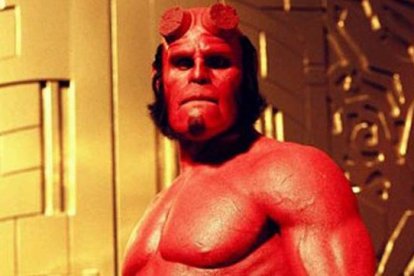 Ron Perlman, el protagonista de la película 'Hellboy 2: el ejército dorado'.-