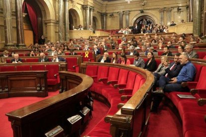 Pleno del Parlament, el 12 de noviembre. Pleno del Parlament, el 12 de noviembre.-GUILLEM ROSET