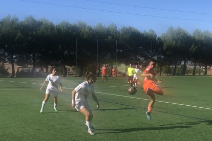 Partido entre el CD Parquesol y el Córdoba de Copa de la Reina. / D. M.