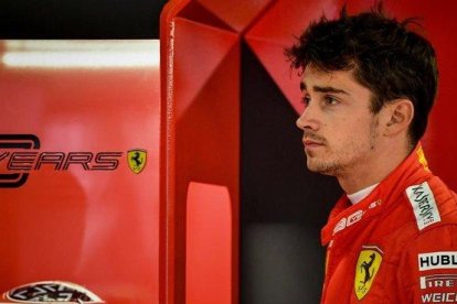 El monegasco Charles Leclerc ha sido hoy, en Sochi, el más rápido con su Ferrari. /-AFP / DIMITAR DILKOFF