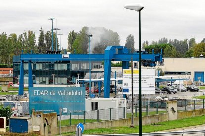Depuradora que ya se da servicio a seis municipios del alfoz en Valladolid.- E.M.