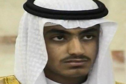 Captura de video facilitada en 2018 por la Agencia Central de Inteligencia estadounidense CIA  de Hamza bin Laden.-EFE