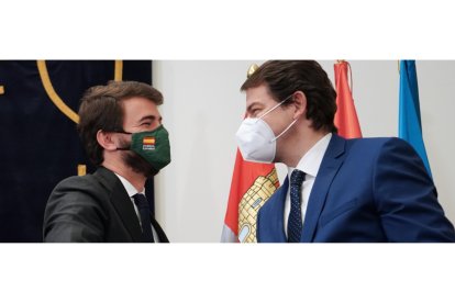 Juan García-Gallardo y Alfonso Fernández Mañueco. ICAL