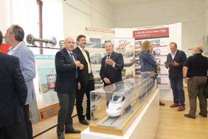 Exposición '150 años de Ferrocarril en Zamora' en la sala de la Diputación Provincial de Zamora-Ical