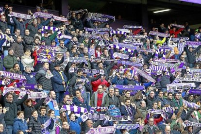 Aficionados del Real Valladolid.