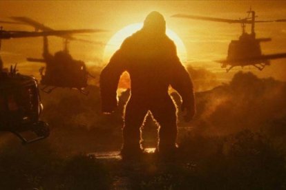 Una imagen promocional de 'Kong: La Isla Calavera'.-