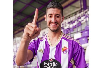 Escudero jugará en el Real Valladolid hasta 2024. / RV