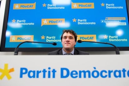 David Bonvehí, presidente del PDECat.-EFE / ALEJANDRO GARCÍA