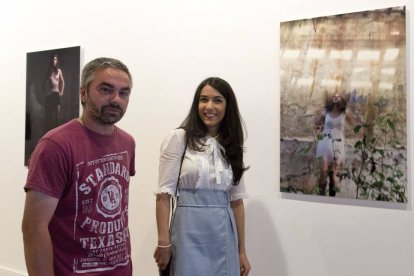 Manuel Barroso y María Jeunet, los autores de la exposición.-ICAL