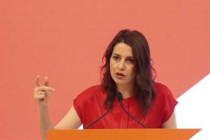 La dirigente de Ciudadanos, Inés Arrimadas.-DAVID CASTRO
