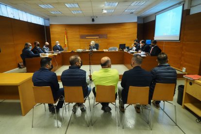 Momento del juicio del caso de la trama de favores en la Comandancia de la Guardia Civil. PHOTOGENIC