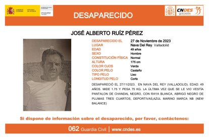 José Alberto Ruíz Pérez - Centro Nacional de Desaparecidos