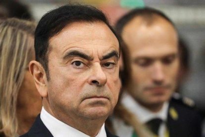 El expresidente de Nissan, Carlos Ghosn, en una foto de noviembre del 2018.-AFP