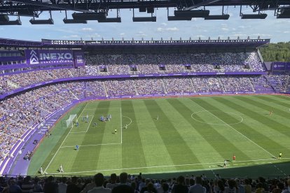 Imagen del estadio en el último partido ante el Tenerife. / G. V.