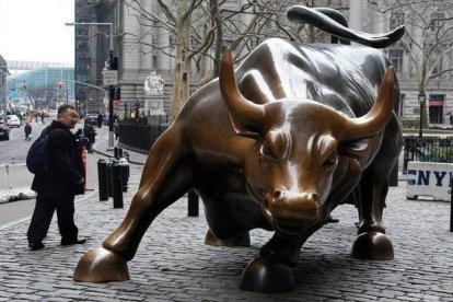 El toro de Wall Street.-AP