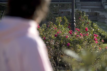 César, un joven transexual de 22 años en un céntrico parque de la capital vallisoletana. PHOTOGENIC