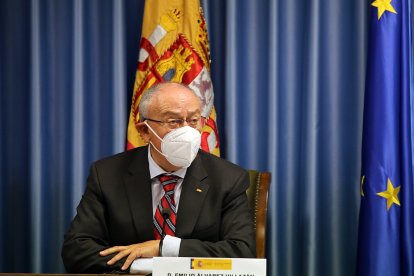 Emilio Álvarez asegura que "merece la pena" haber representado al Gobierno tras dejar su cargo como subdelegado en Valladolid. - ICAL