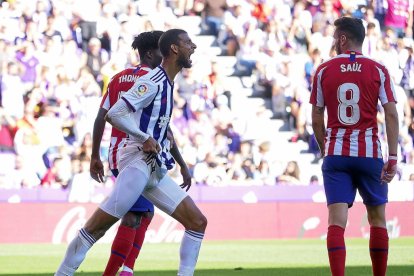 VALLADOLID. PHOTOGENIC/PABLO REQUEJO. 06/10/19. FUTBOL, PARTIDO DE LIGA SANTANDER TEMPORADA 2019/2020 ENTRE EL REAL VALLADOLID Y EL ATLETICO DE MADRID.