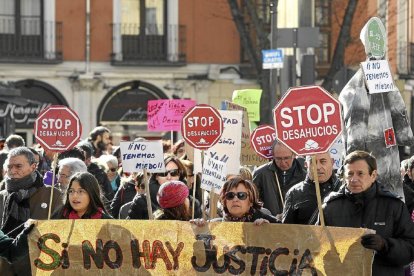 Inicio de la manifestación contra la nueva Ley de Seguridad Ciudadana en la plaza de la Libertad-Ical