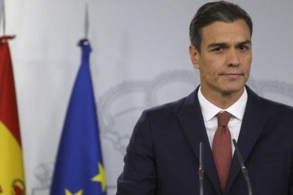 El presidente del Gobierno, Pedro Sánchez, durante la rueda de prensa.-REUTERS / SUSANA VERA