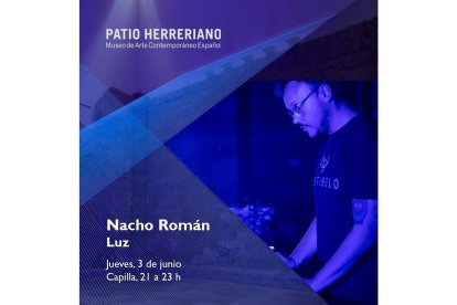Cartel de la actuación de Nacho Román. - E.M.
