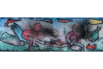 Cristóbal Gabarrón expone las obras 'Identidad Mediterránea 1 y 2' en el Bienal de Arte Contemporáneo de Mdina, Malta - E.M.