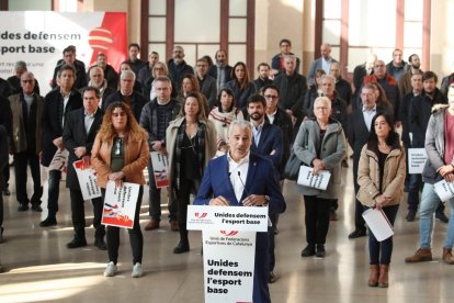 El vallisoletano Daniel Bravo en representación de las federaciones de Castilla y León en la enmiendas de CUFADE. / EM