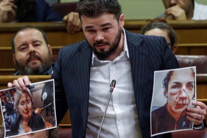Gabriel Rufián, en una imagen de archivo-EMILIO NARANJO (EFE)