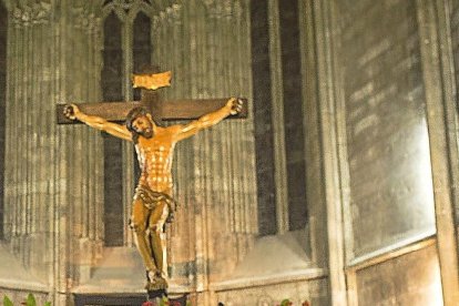 La Iglesia de la Antigua que contará con una nueva iluminación, en una foto de archivo.-MIGUEL ÁNGEL SANTOS