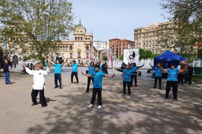 Celebración del Día Mundial del Tai Chi en años anteriores. / E. M.