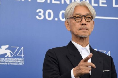 Ryuichi Sakamoto, en la Mostra de Venecia-AFP / TIZIANA FABI