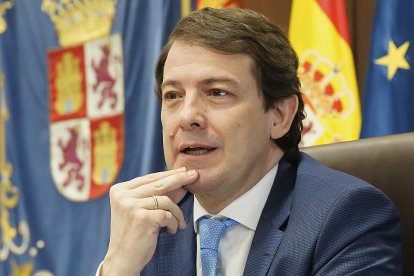 El presidente de la Junta de Castilla y León, Alfonso Fernández Mañueco. - J. M. LOSTAU