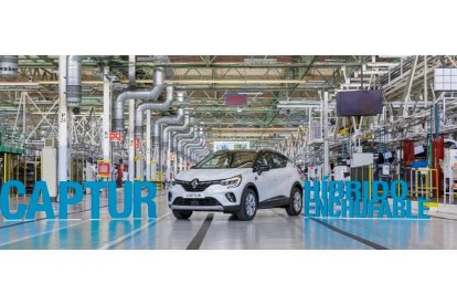 Nuevo Captur fabricado en Valladolid, el primer híbrido enchufable del Grupo Renault.