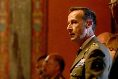 Toma de posesión del jefe de la Cuarta Subinspección General del Ejército Noroeste y comandante militar de Valladolid y Palencia, Manuel Ángel Gorjón-Ical