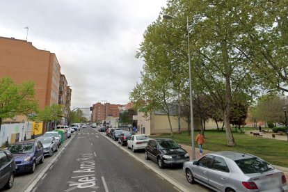 Calle del Arca Real en Las Delicias, donde tuvo lugar el suceso. GSV
