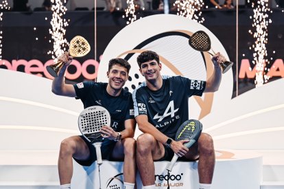 Coello y Tapia, campeones en Qatar. / Premier Pádel