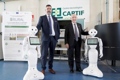 El subdirector general de Cartif, Sergio Sanz Hernando, y el director general, José Ramón Perán.- ICAL