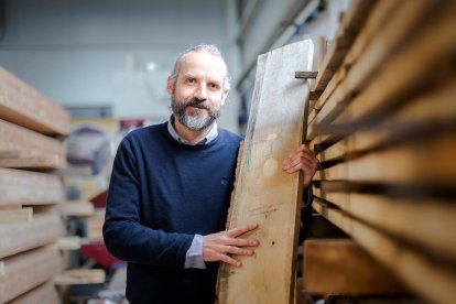 José Luis Villanueva, coordinador de la innovación sobre silvicultura inteligente con el rebollo.  -MONTESEGUROFOTO