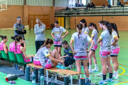 Imagen de un tiempo muerto de uno de los equipos autonómicos de Origen Baloncesto Valladolid