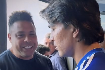 Ronaldo con Marcelo Moreno