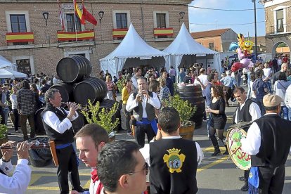 Fiesta del Verdejo de La Seca en la que se enmarca el festival Sarmiento Folk durante una de sus ediciones anteriores