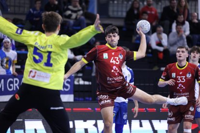 Imagen del partido jugado en Granollers por el Recoletas en la primera vuelta.