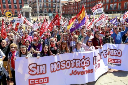 Manifestación por el Día del Trabajador, imagen de archivo