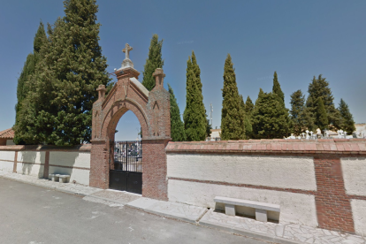 Imagen del cementerio municipal de Serrada (Valladolid).