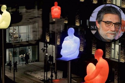 'Los siete poetas' de Jaume Plensa en Andorra la Vella.