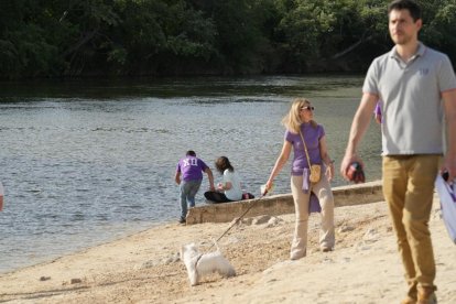 Playa de Las Moreras de Valladolid.