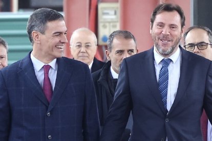 Pedro Sánchez y Óscar Puente, en una imagen de archivo.