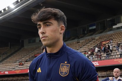 Álvaro Aceves con la selección sub21