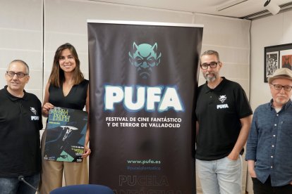 La concejala de Turismo, Eventos y Marca Ciudad, Blanca Jiménez, participa en la presentación oficial de la primera edición del Festival Internacional de Cine Fantástico y de Terror de Valladolid (PUFA) y la inauguración de la exposición 'Sombra propia', de Javier Olivares.