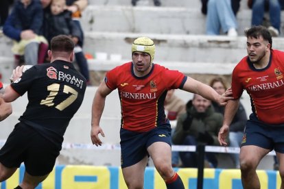 Saleta con la selección española.